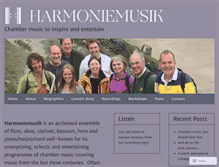 Tablet Screenshot of harmoniemusik.org.uk